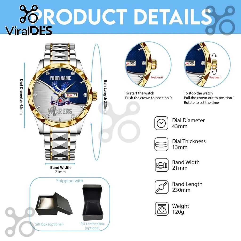 Crystal Palace FC 2026 UEFA Conference League Winners Quartz Watch