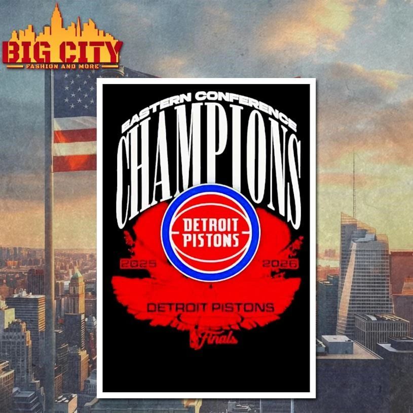 Detroit Pistons 2026 Eastern Conference Champions Box Out vintage shirt