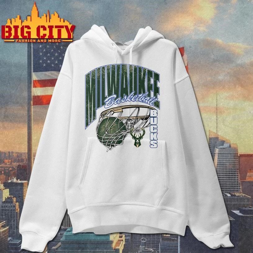 Funny Milwaukee Bucks Script Swish Shirt