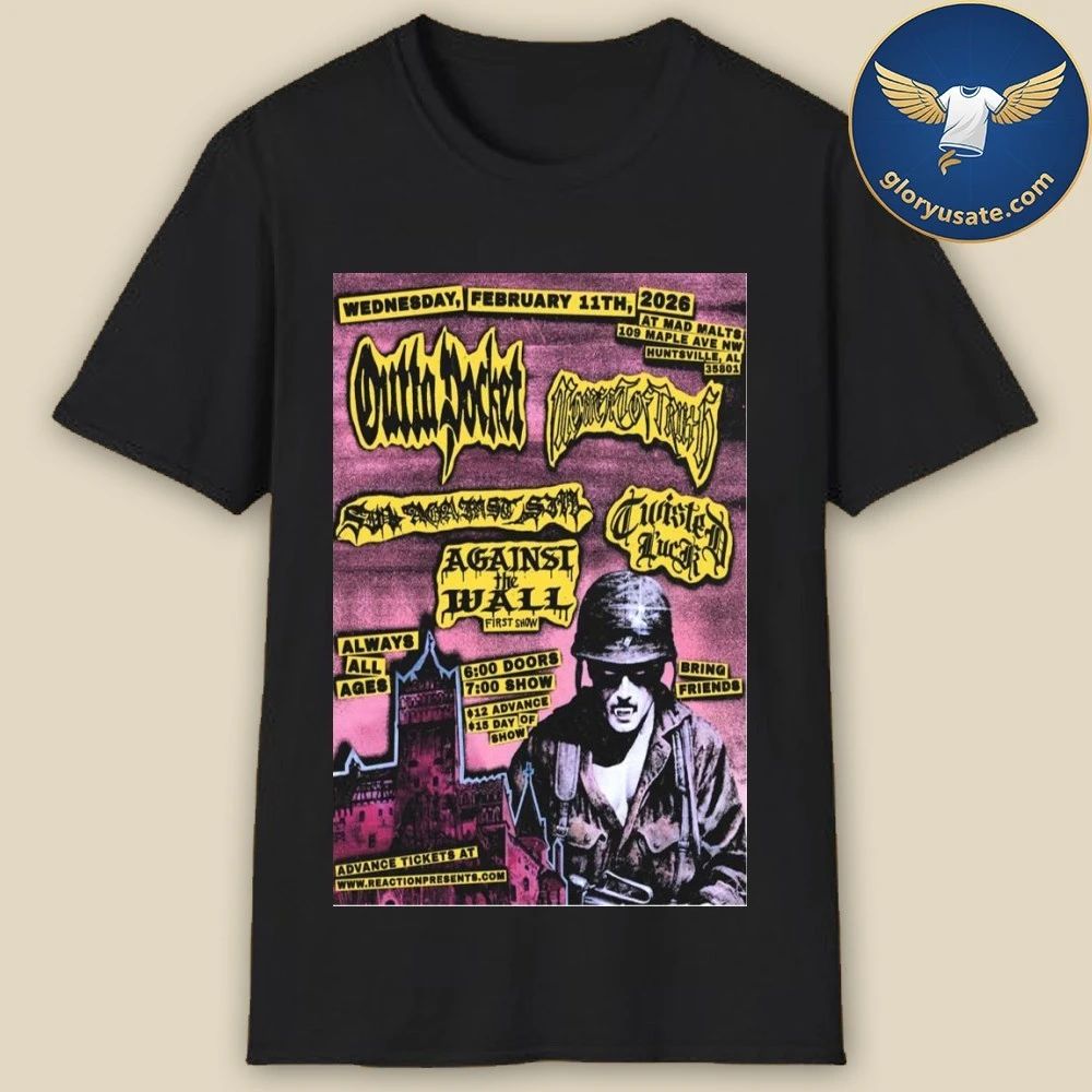 Outta Pocket Huntsville, Alabama February 11 2026 Concert Poster Shirt