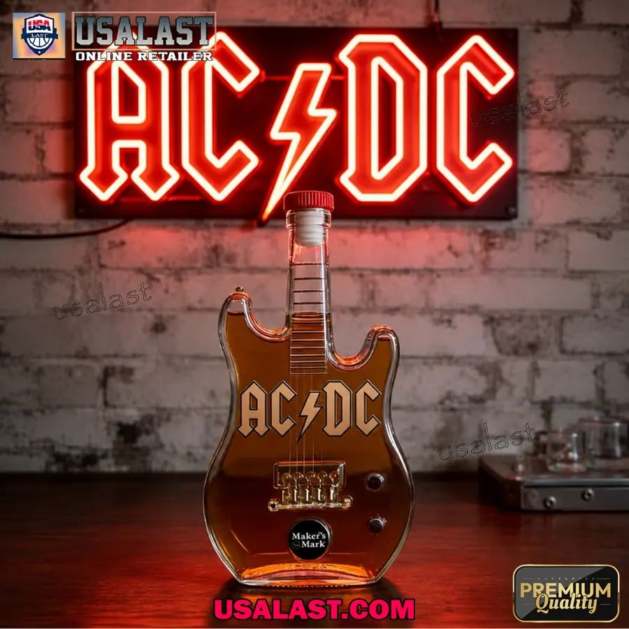 AC/DC Guitar Edition Whisky Bottle