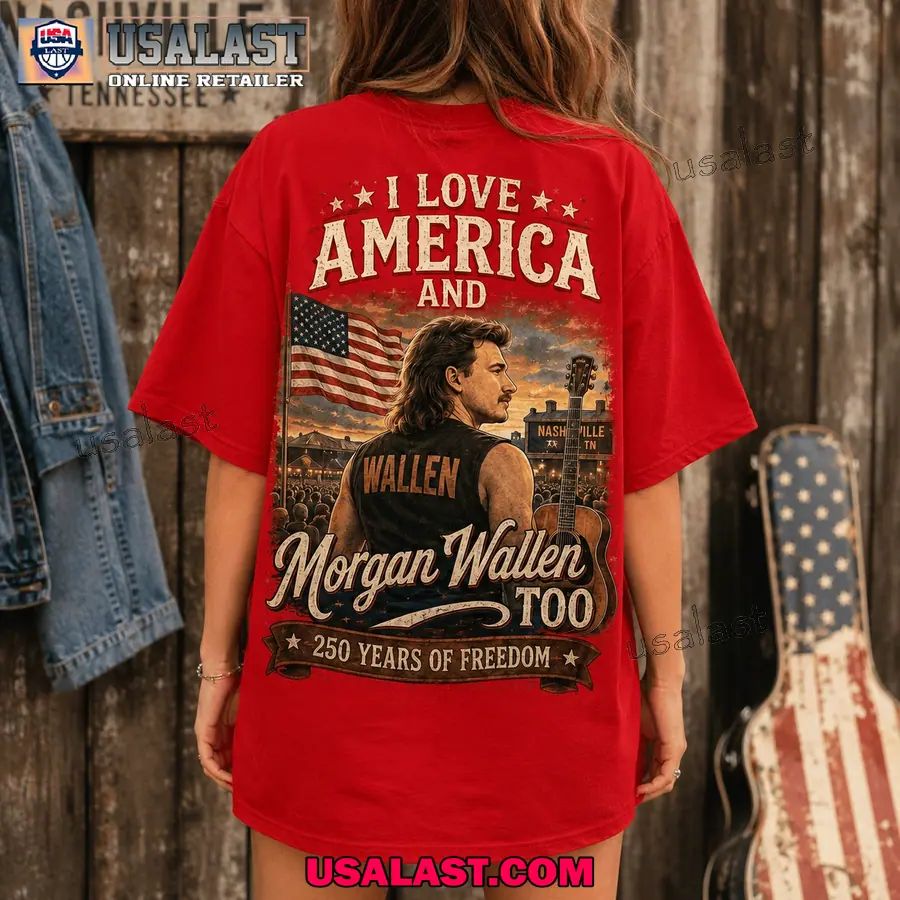 Morgan Wallen Us 250th Anniversary 3D Tee Shirt