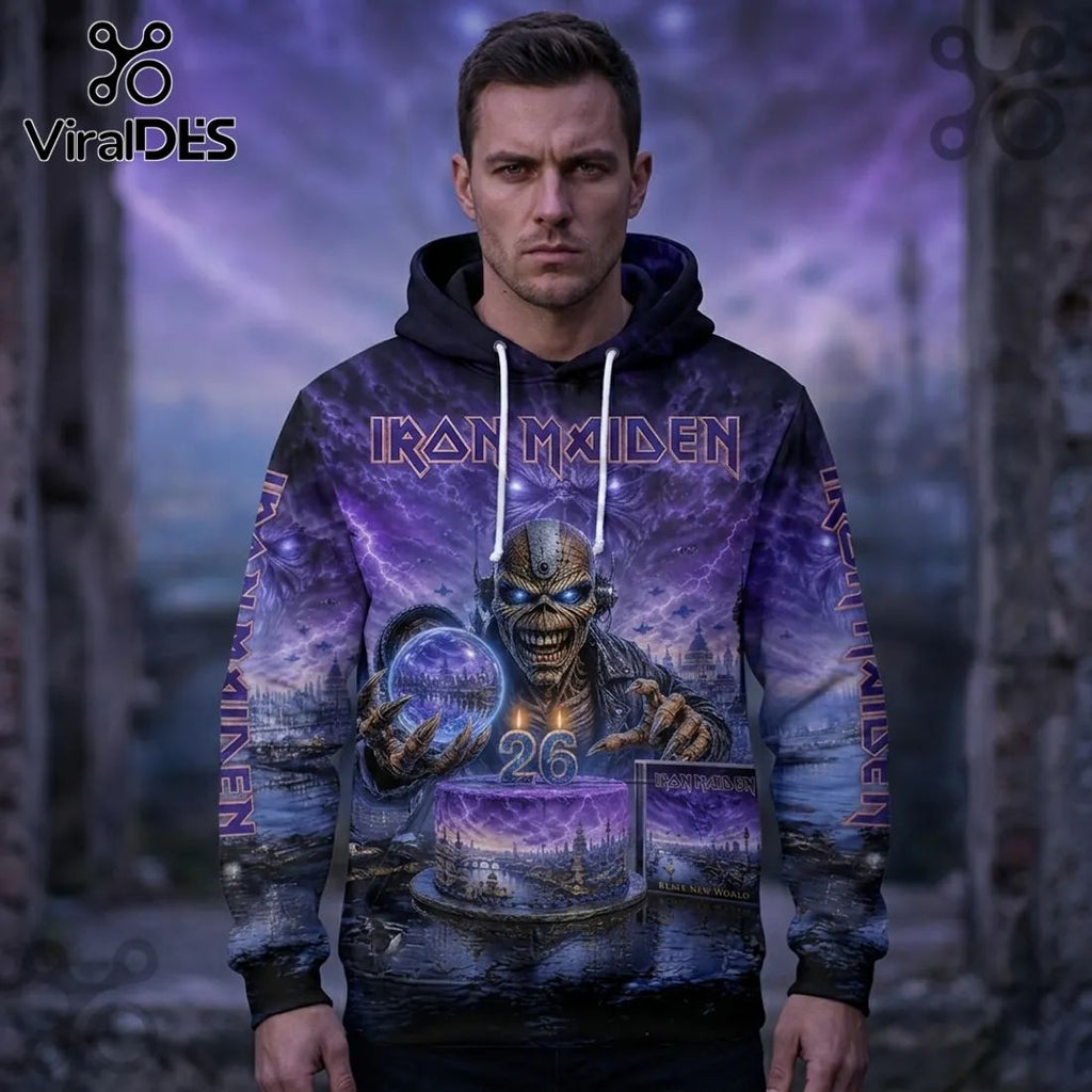 Iron Maiden Run For Your Lives 2026 Tour Hoodie