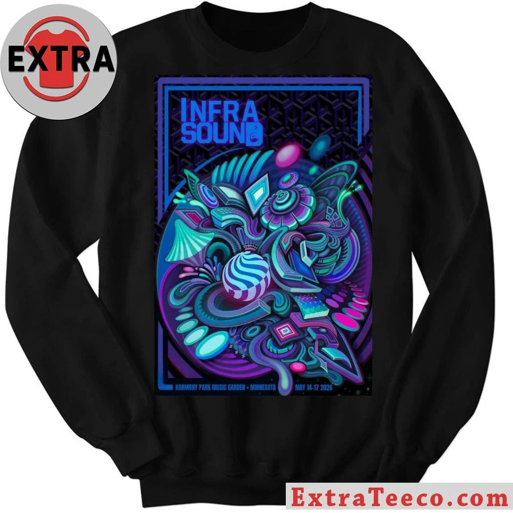 Infrasound May 14-17 2026 Harmony Park Music Garden In Clarks Grove MN Poster Shirt