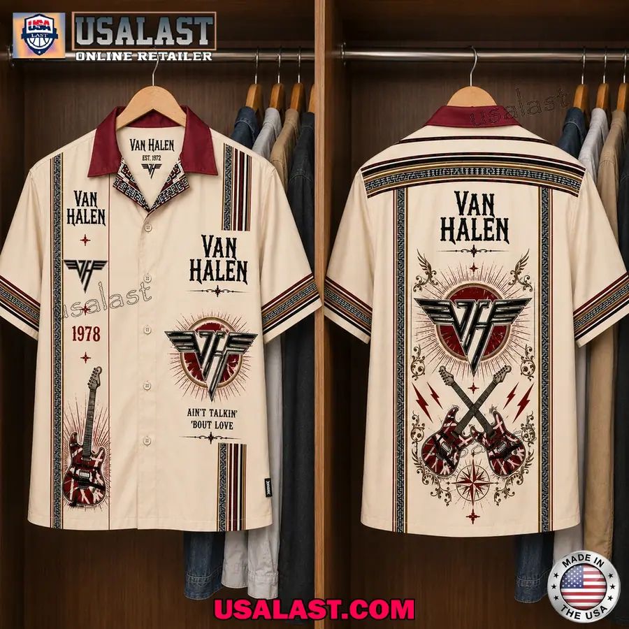 Van Halen Ain’t Talkin’ ‘Bout Love Vintage Hawaiian Shirt