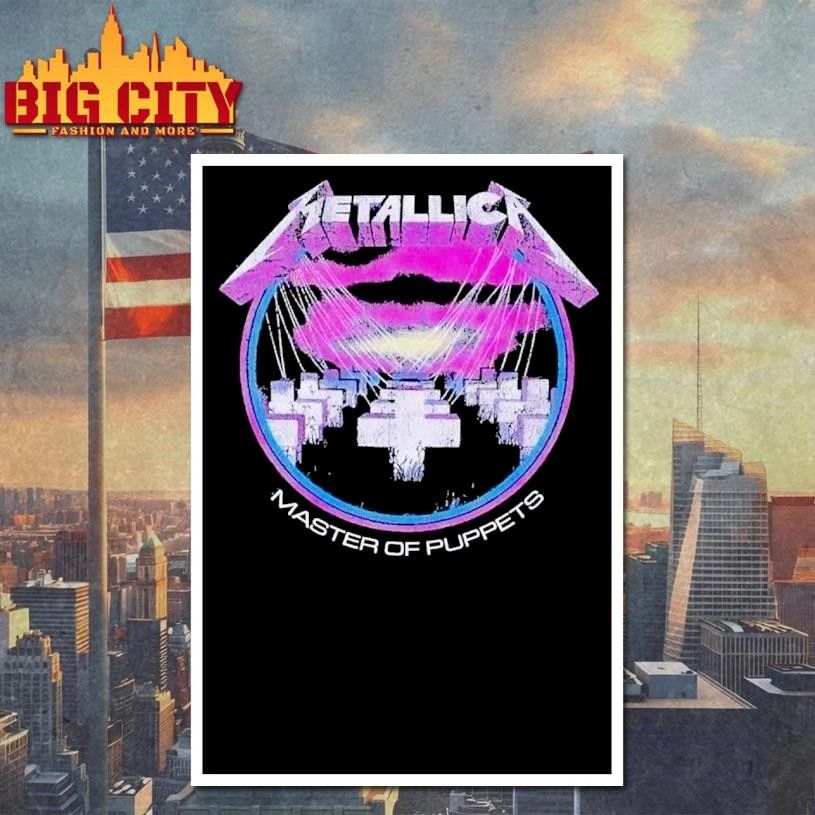 Metallica M72 World Tour Master Of Puppets Pop-up Shirt