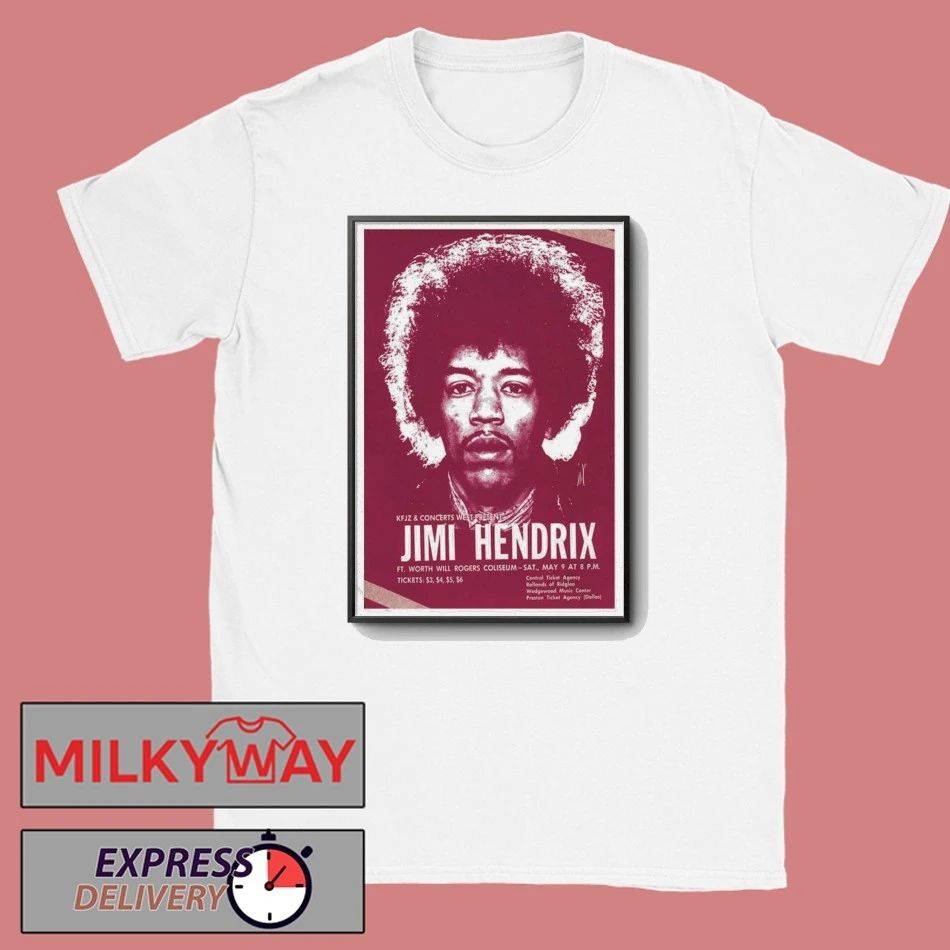 May 09 2026 Jimi Hendrix Ft. Worth, Texas Poster shirt