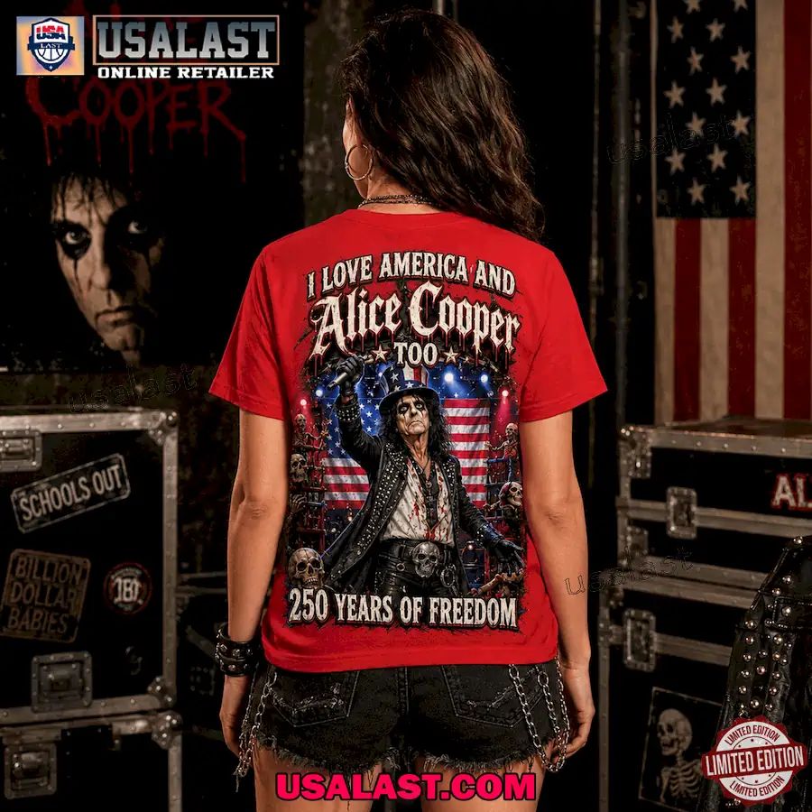 Alice Cooper America 250 Years Of Freedom 3D Shirt