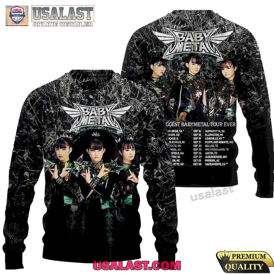 Babymetal The Biggest Tour Ever 2026 Apparel 3D Shirt