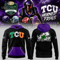 TCU Horned Frogs x Aer Lingus College Football Classic 2026 Black Mascot Hoodie