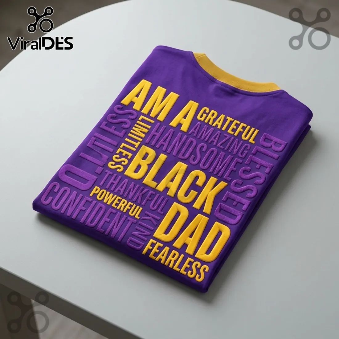 Omega Psi Phi Fraternity 1911 Purple and Gold Shirt