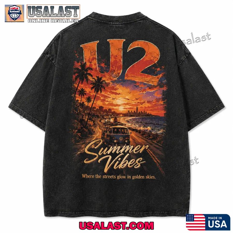 U2 Band Summer Vibes Classic 3D T-Shirt