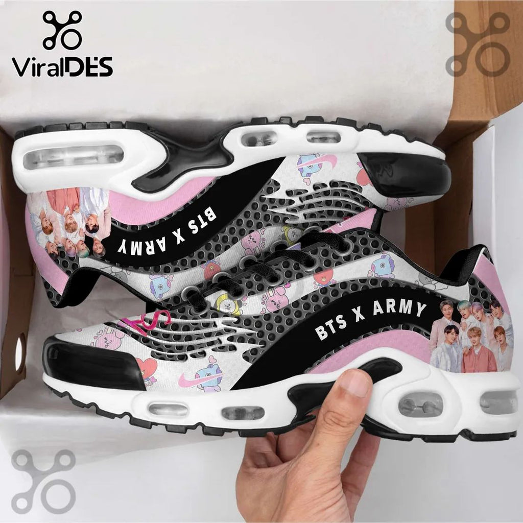 BTS x ARMY Pattern Athletic Running Shoes