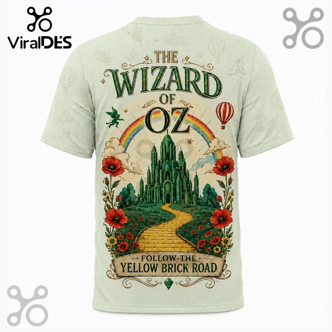 The Wizard of Oz Yellow Brick Road Vintage Collectible T-Shirt