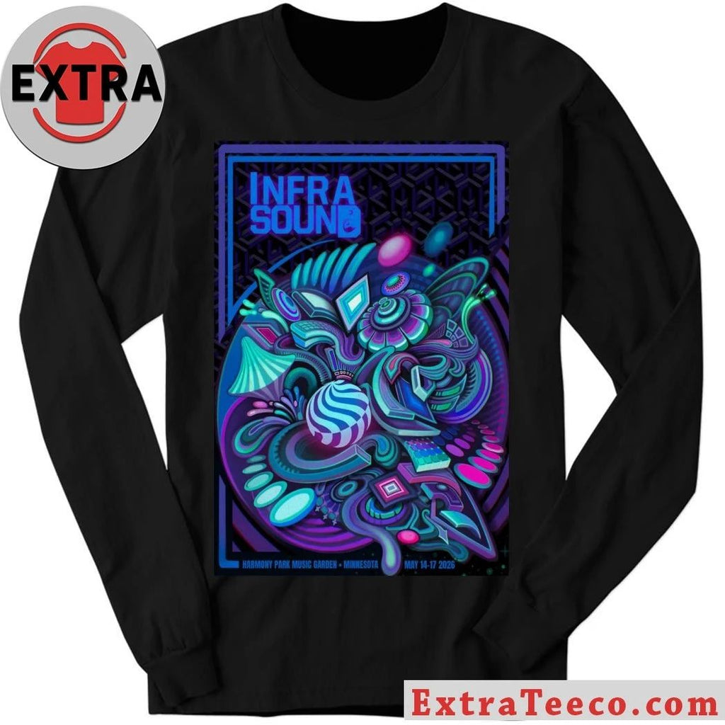 Infrasound May 14-17 2026 Harmony Park Music Garden In Clarks Grove MN Poster Shirt