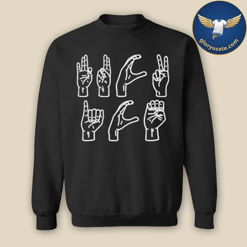 Hand Sign Language Fuck ICE Shirt