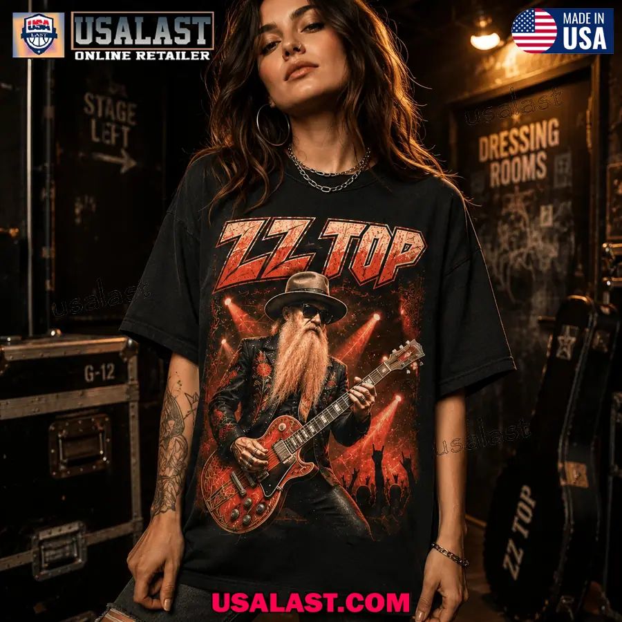 I Love Rock Music And ZZ Top Too Classic Tee Shirt