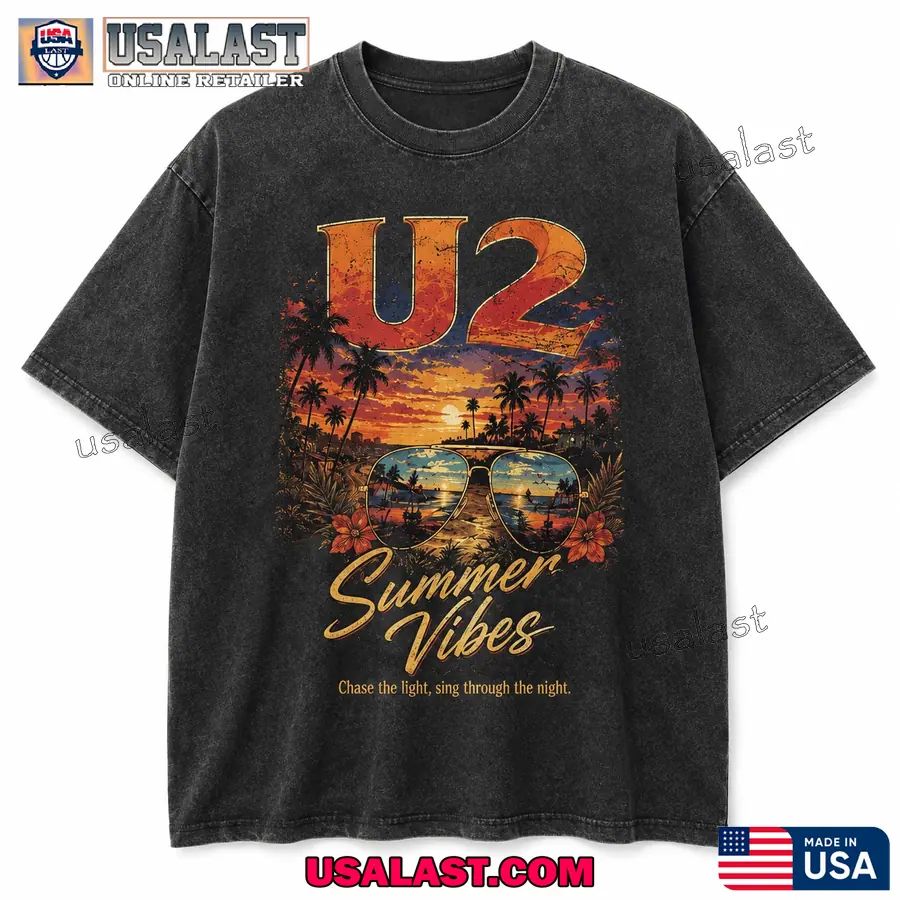 U2 Band Summer Vibes Classic 3D T-Shirt