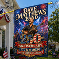 Dave Matthews Band America 250 Years 1776-2026 House Flag
