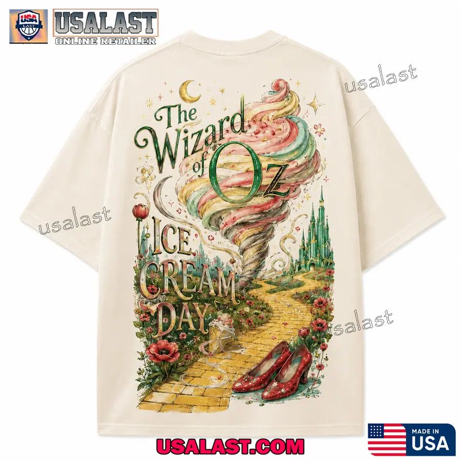 The Wizard Of Oz Ice Cream Day Premium 3D Shirt