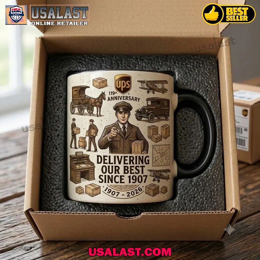 UPS 119th Anniversary 1907-2026 Coffee Mug