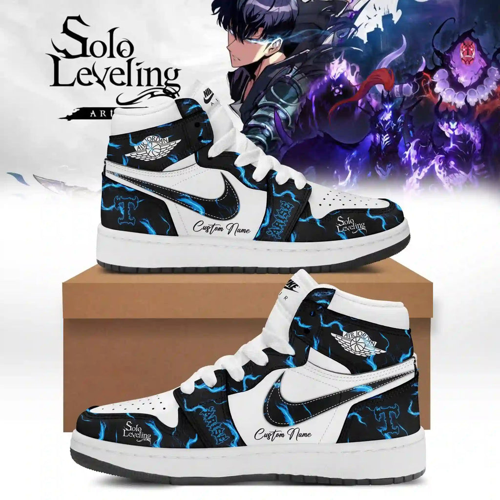 Solo Leveling Arise Custom Name AJ1 Shoes