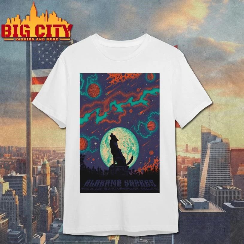 Awesome Alabama Shakes Apr 25 2026 Red Hat Amphitheater, Raleigh NC Poster Shirt