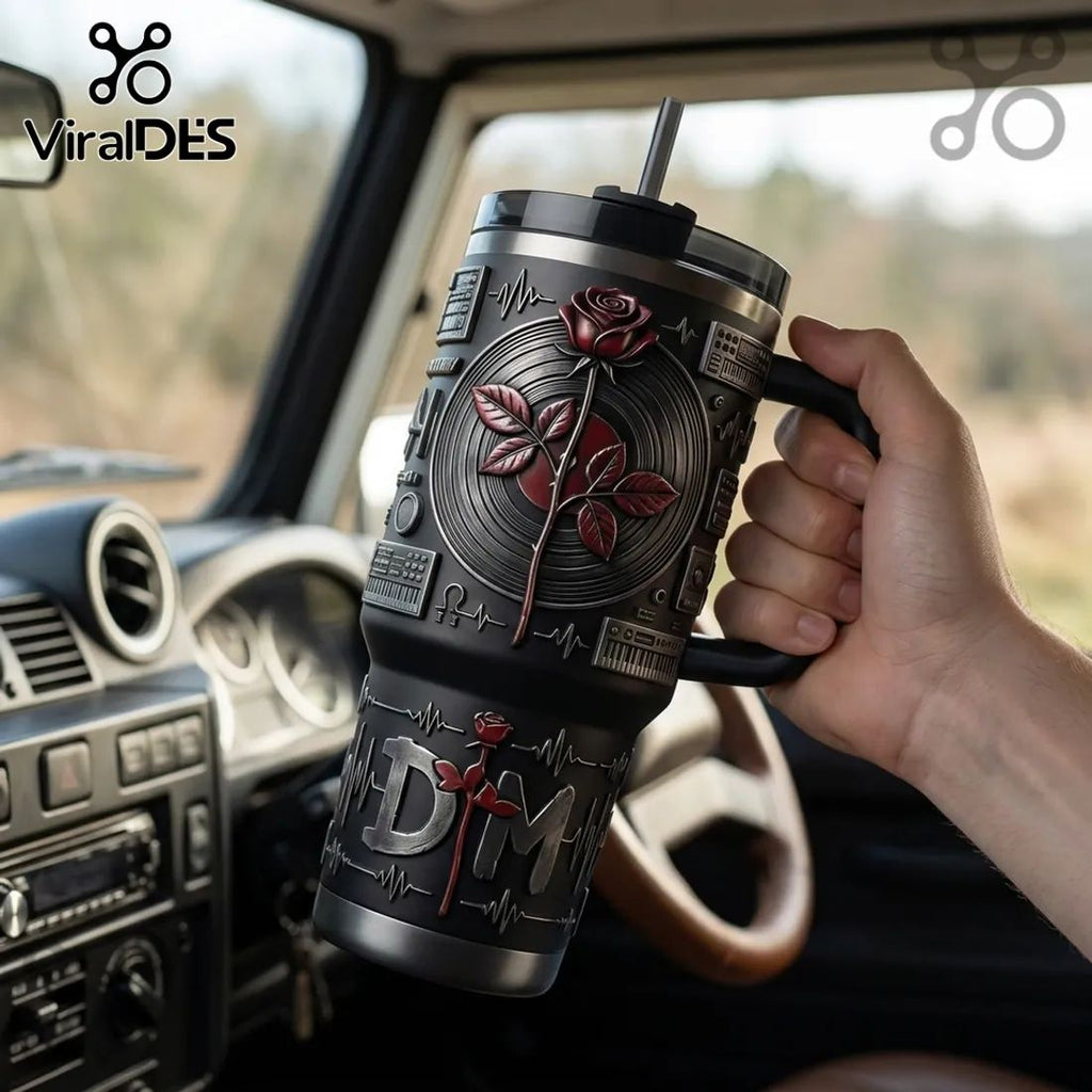 Depeche Mode Violator 40oz Stanley Handle Tumbler