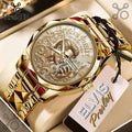 Elvis Presley Gold Plated Embossed Quartz Watch