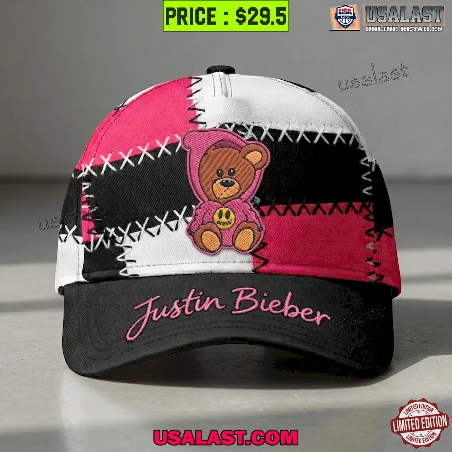 Justin Bieber Patchwork Style Adjustable Hat