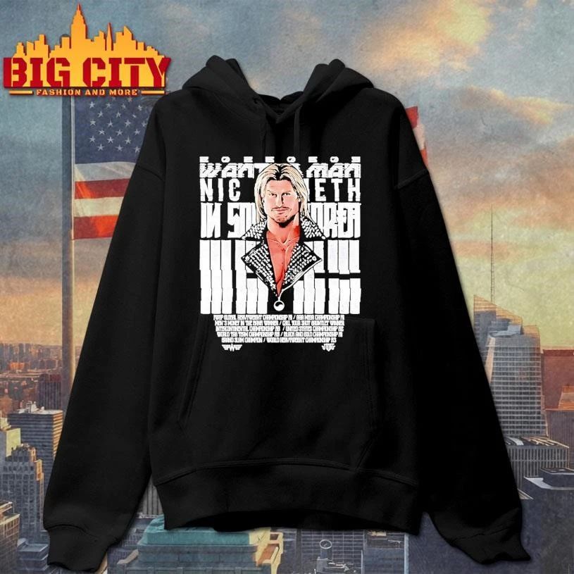 The Wanted Man Nic Nemeth Professional Wrestler Shirt