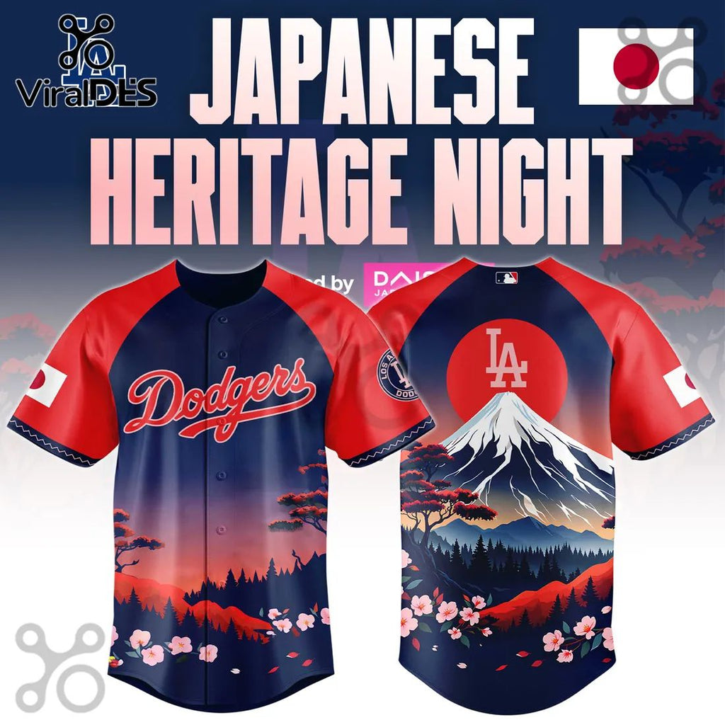 LA Dodgers Japanese Heritage Night 2026 Baseball Jersey