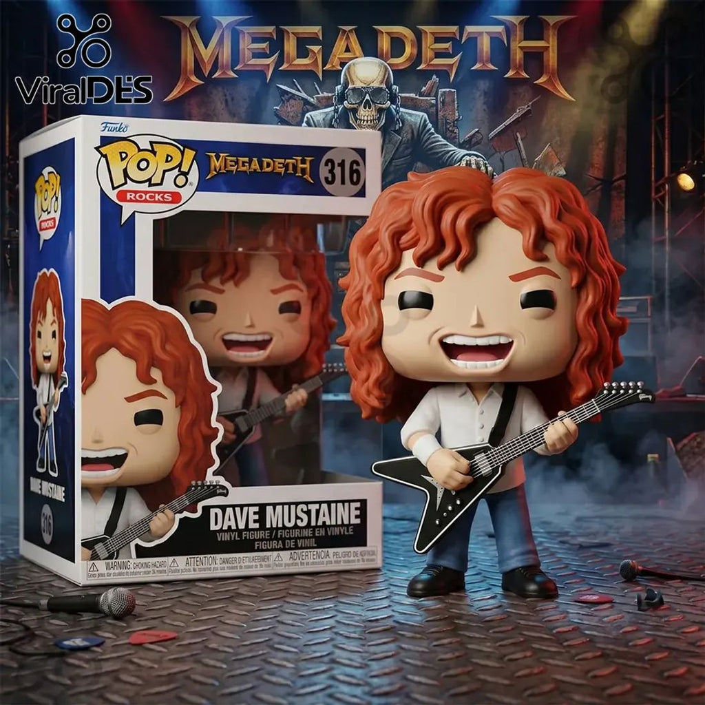 Dave Mustaine x Funko Pop Rocks Megadeth Vinyl Figure