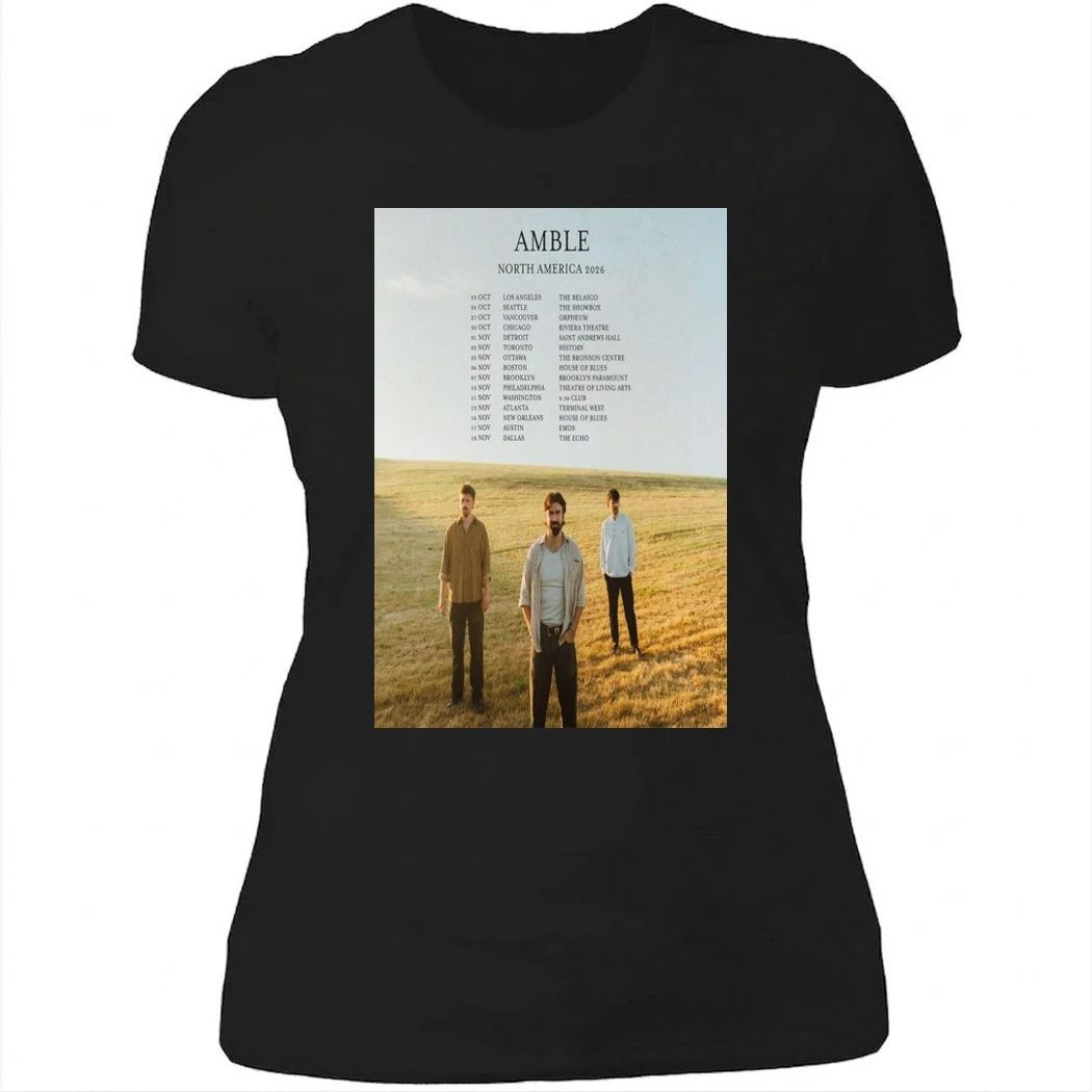 Amble Fall Tour 2026 Poster Shirt