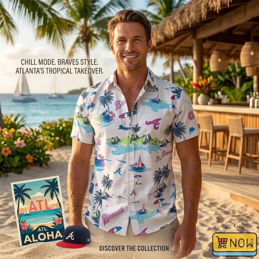 Atlanta Braves Tropical 2026 Hawaiian Shirt