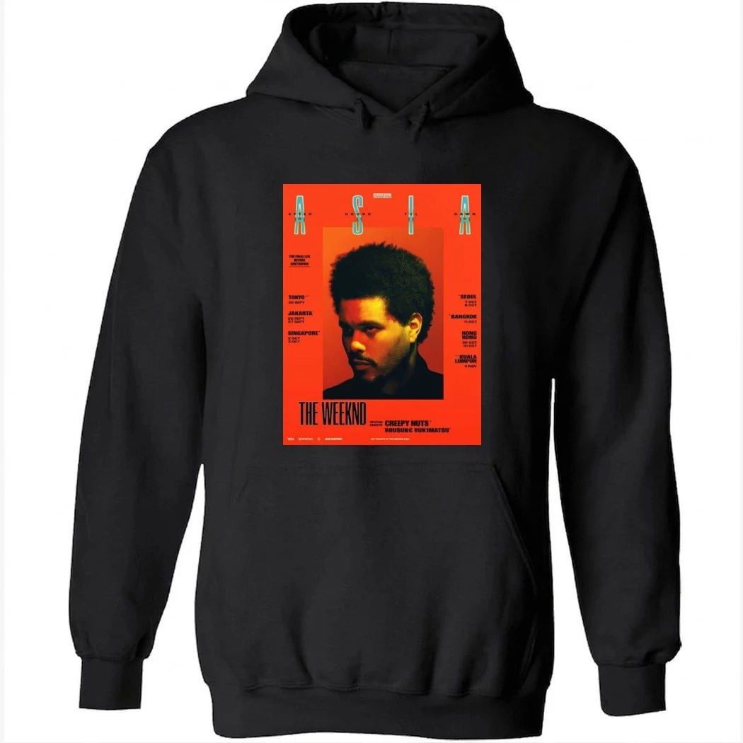The Weeknd After Hours Til Dawn Tour 2026 Live In Asia Dates List Kicks Off In Tokyo On September 20 High-Quality Poster Shirt