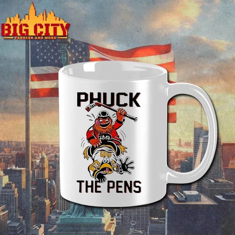 Awesome Philadelphia Flyers Vs Pittsburgh Penguins Mascot Phuck The Pens shirt