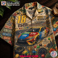 Kyle Busch Nascar Racing Tropical Hawaiian Shirt