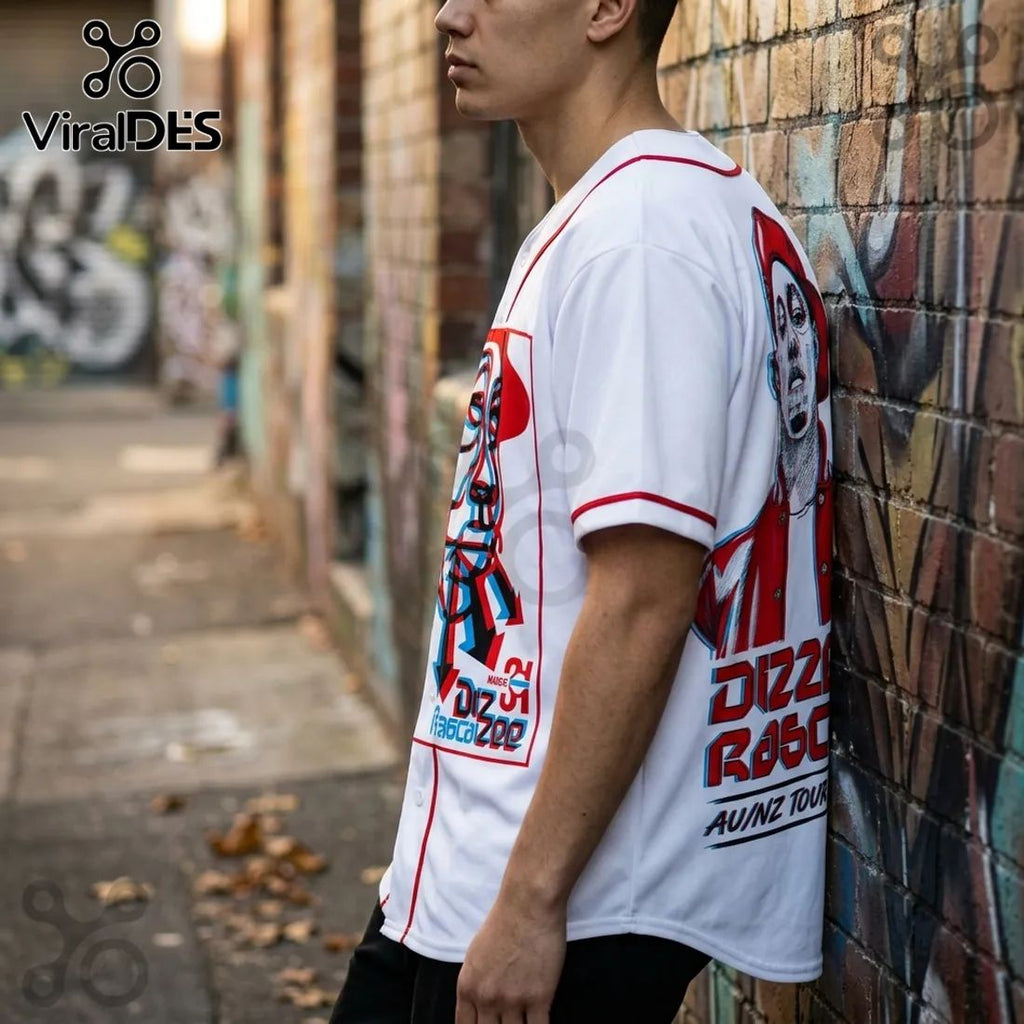 Dizzee Rascal We Want Bass 2026 Tour White Baseball Jersey
