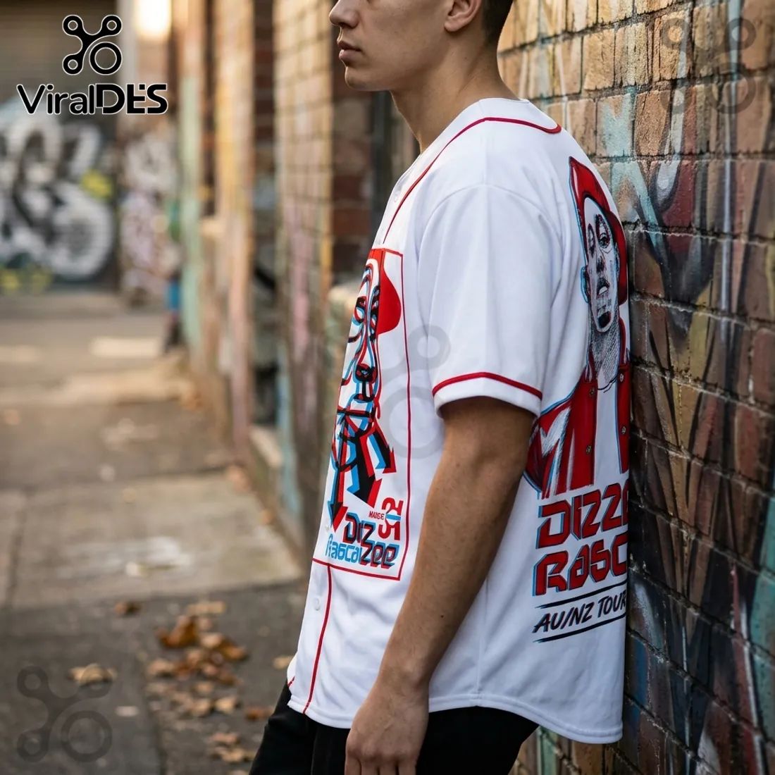 Dizzee Rascal We Want Bass 2026 Tour White Baseball Jersey