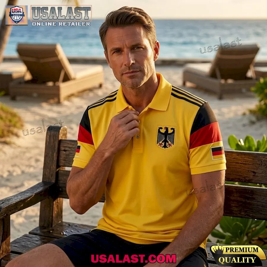German Football 2026 World Cup Short Sleeved Polo Shirt