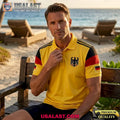 German Football 2026 World Cup Short Sleeved Polo Shirt