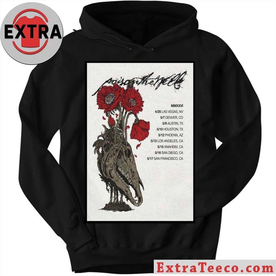 Poison The Well Peace In Place Tour 26 Poster Shirt