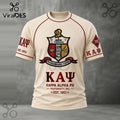 Kappa Alpha Psi Fraternity Crest Vintage Cream T-Shirt