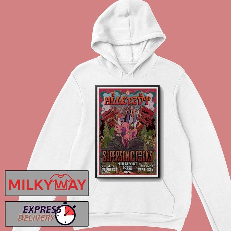 Limited ALLEYCVT May 8 2026 Red Rocks Tour Poster Morrison shirt