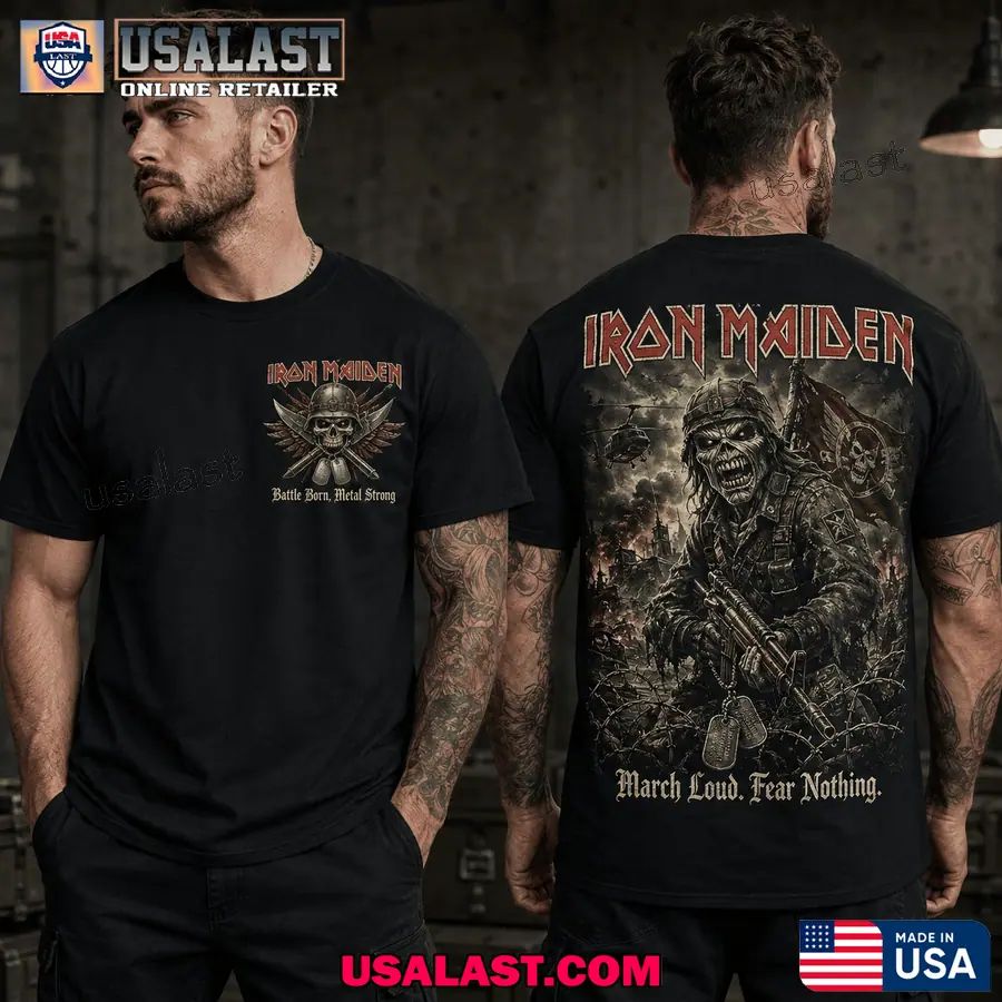 Iron Maiden March Loud Fear Nothing Classic 3D T-Shirt