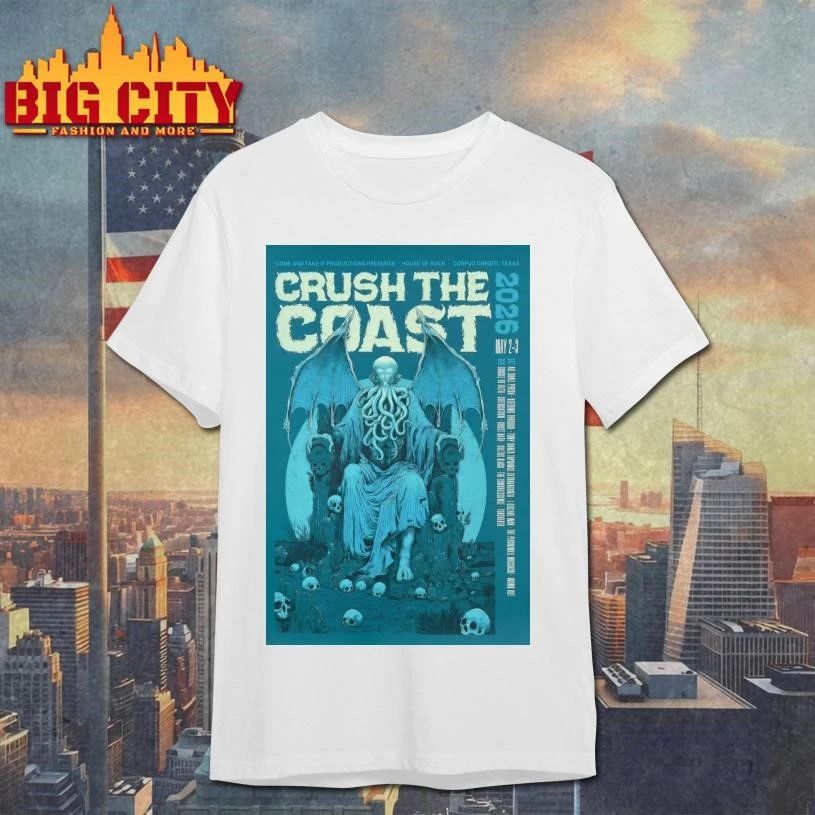 Crush the Coast In Corpus Christi TX On May 2-3 2026 Tour Poster Shirt