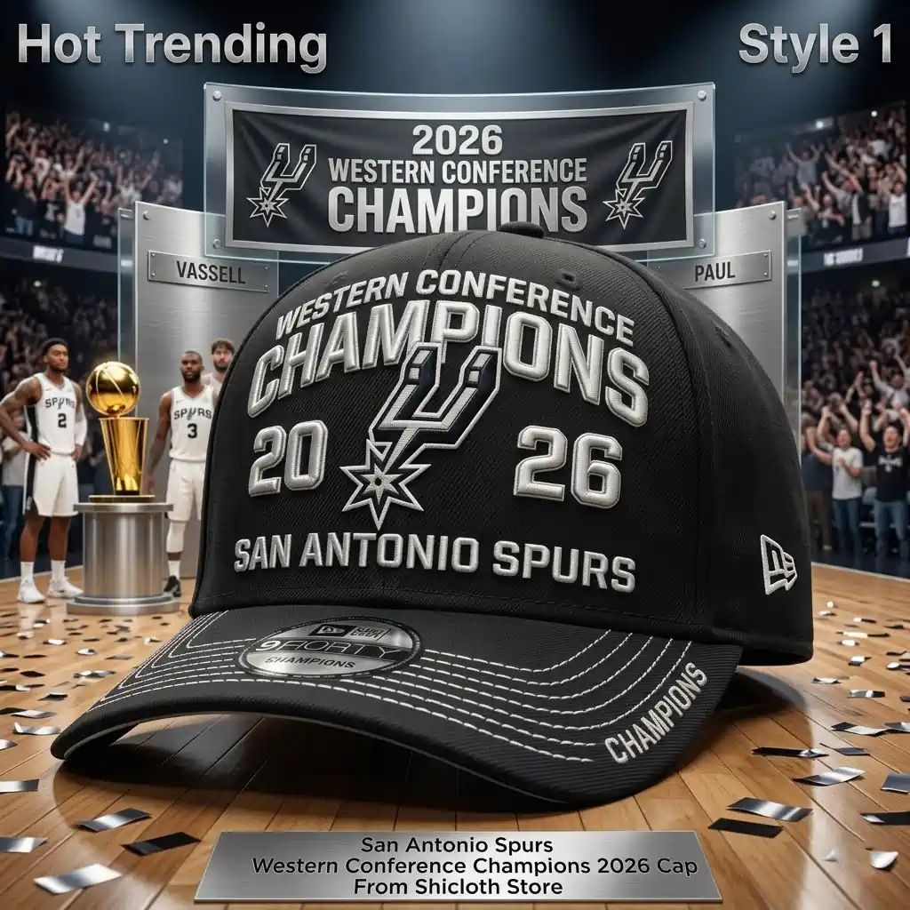 San Antonio Spurs Western Conference Champions 2026 Cap