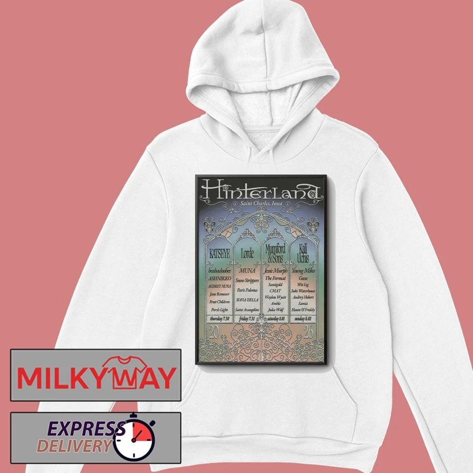 Hinterland Jul 30-Aug 2 2026 Avenue Of The Saints In St. Charles Iowa Poster shirt