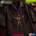 Rush Gothic Stained Glass Hawaiian Shirt